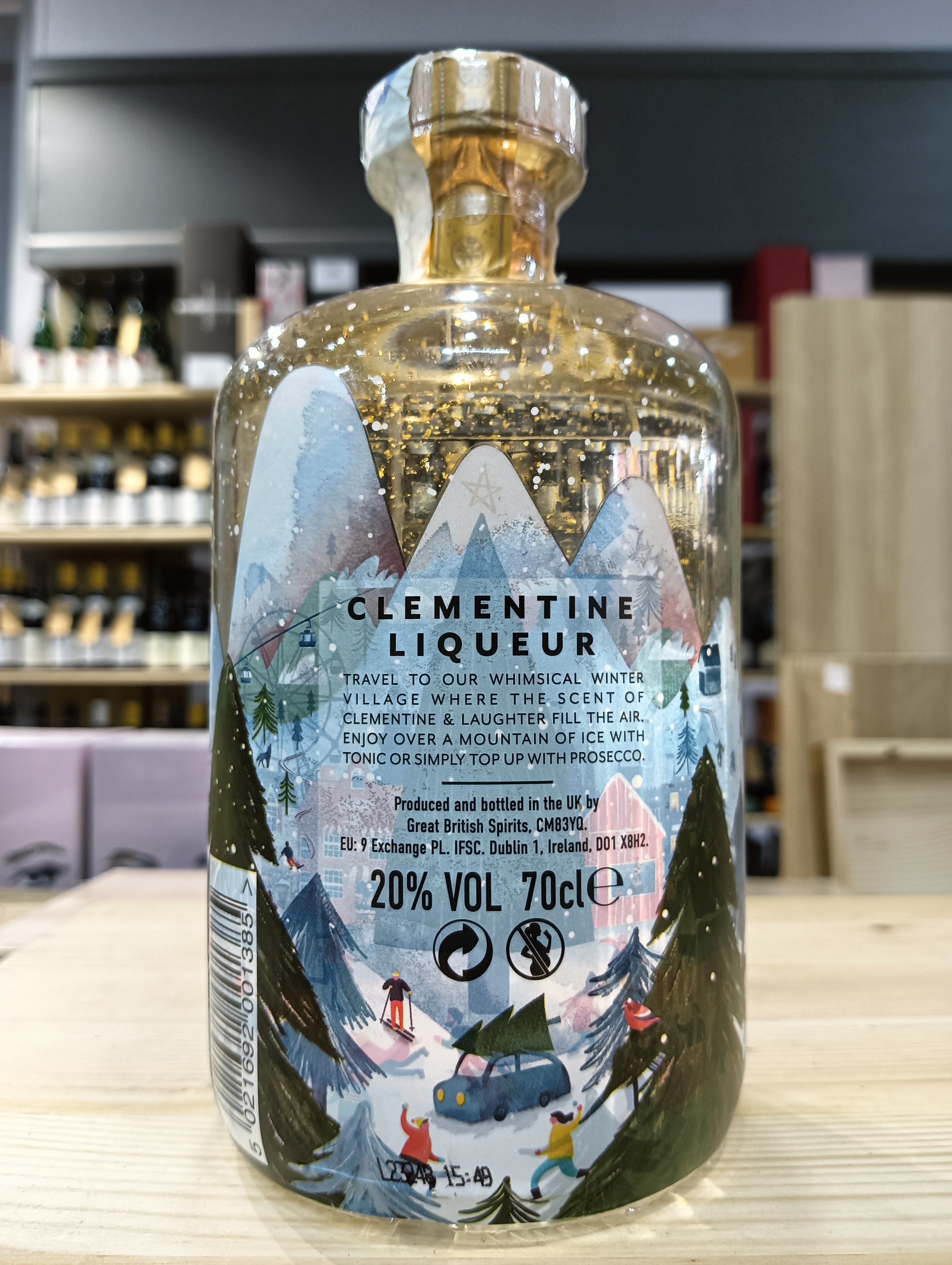 Snow Globe Gin Liqueur Clementine - Hayman's