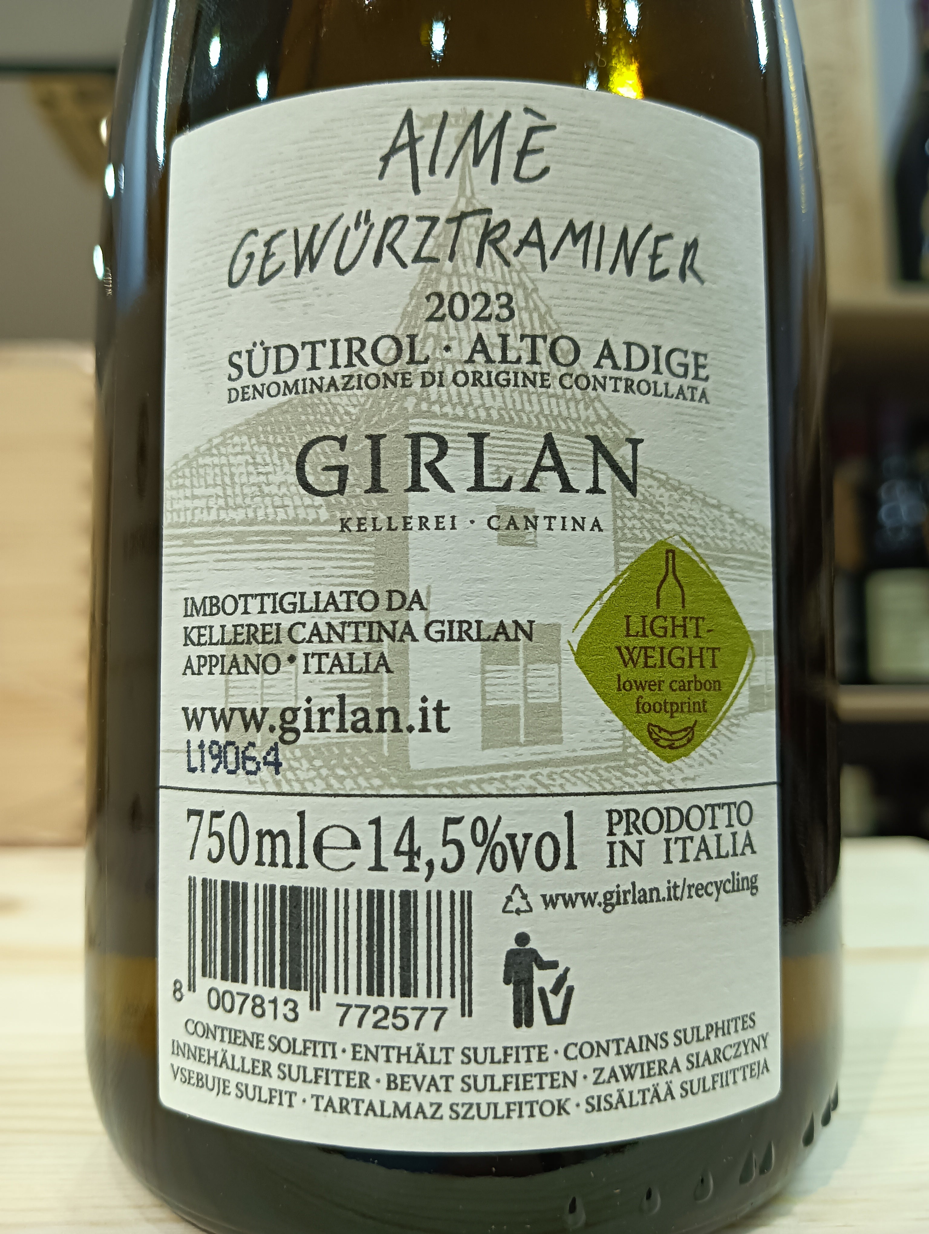 Girlan Gewürztraminer Aimé 2023