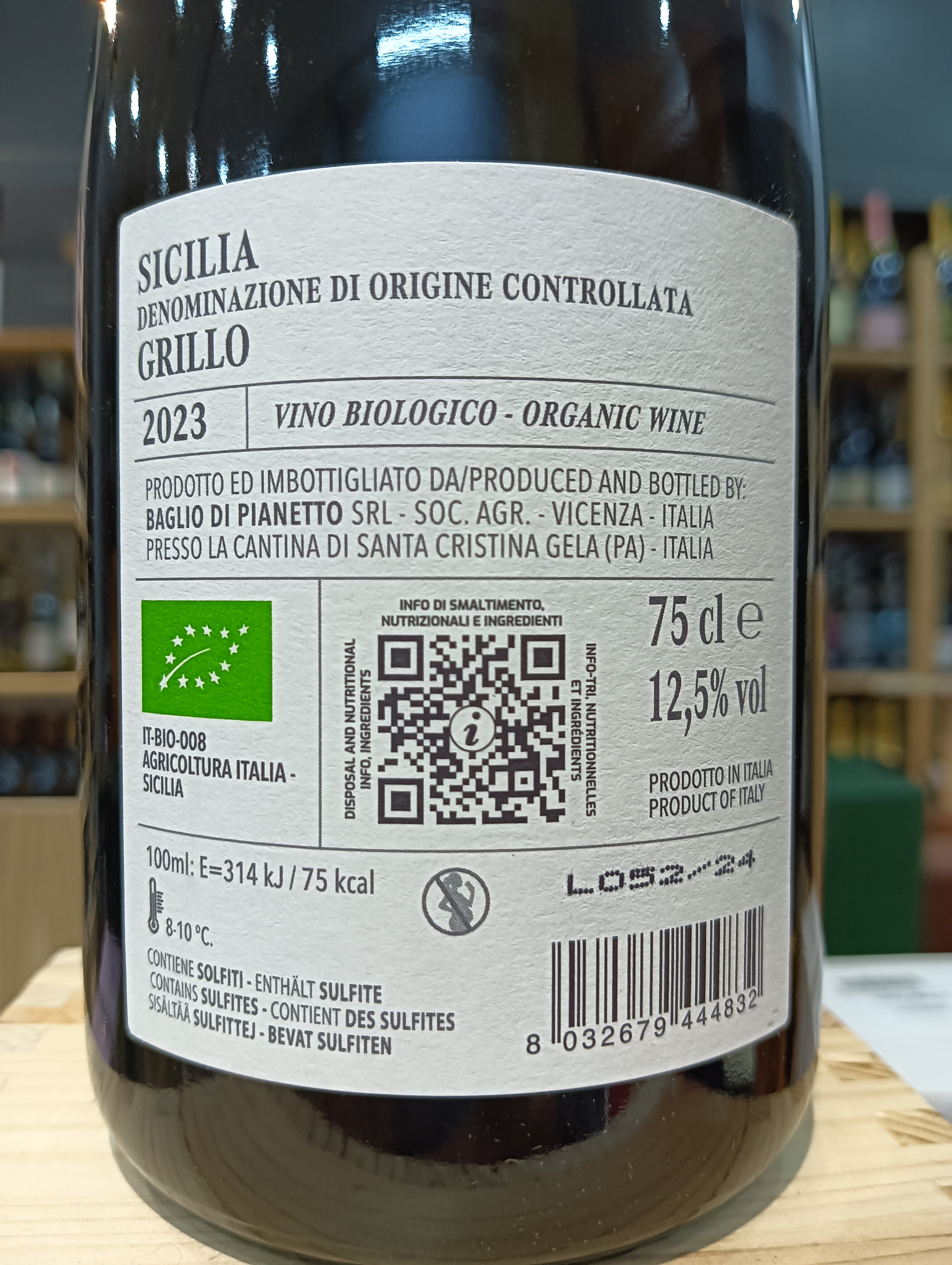 Grillo 2023 Sicilia DOC - Baglio di Pianetto