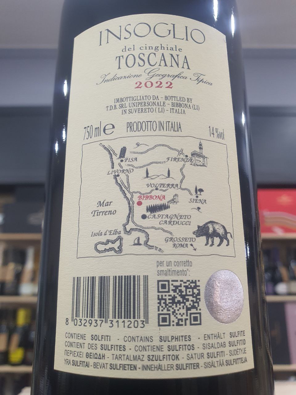 Biserno Insoglio del Cinghiale 2022 Campo di Sasso