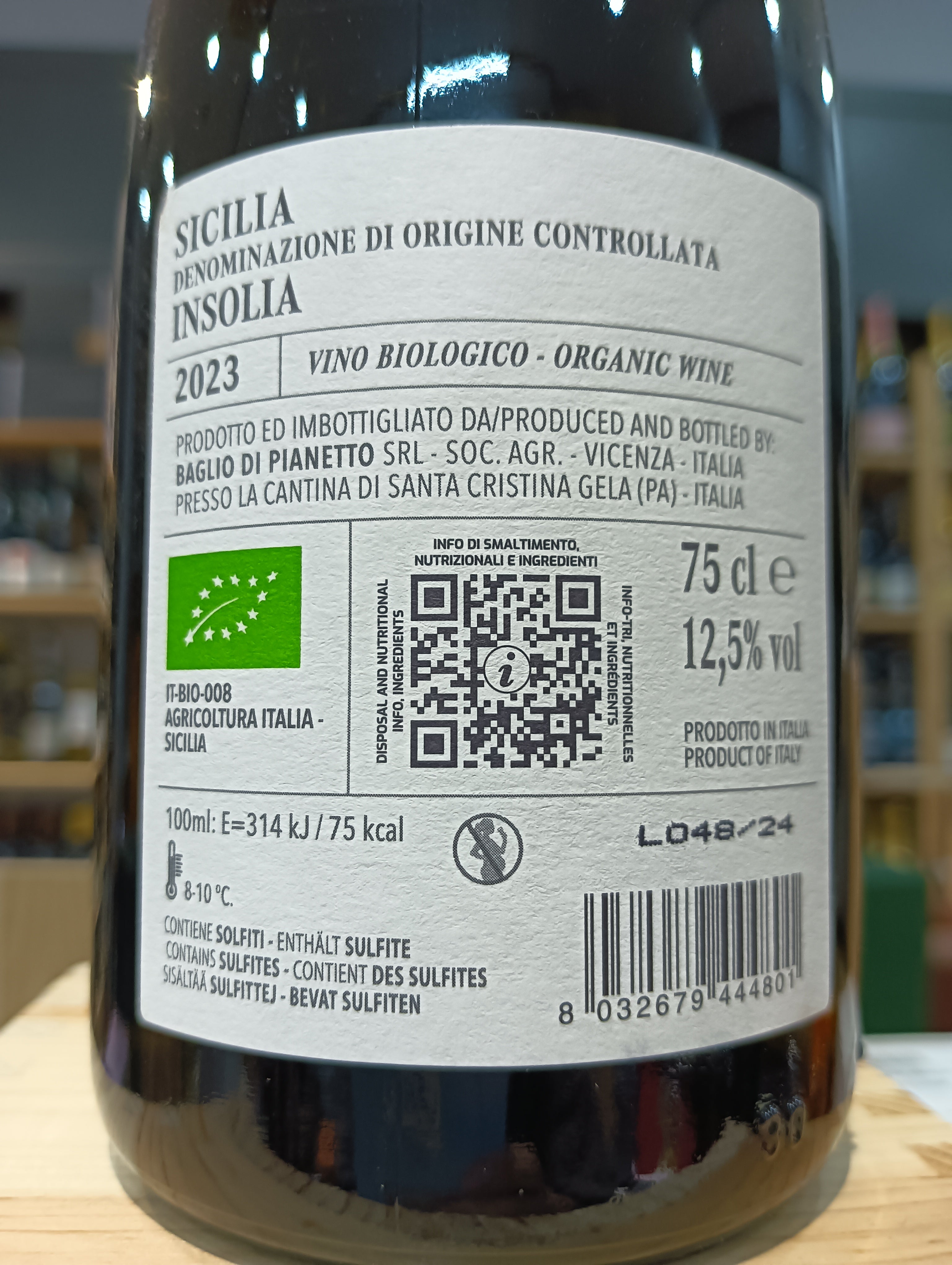 Insolia 2023 Sicilia DOC - Baglio di Pianetto
