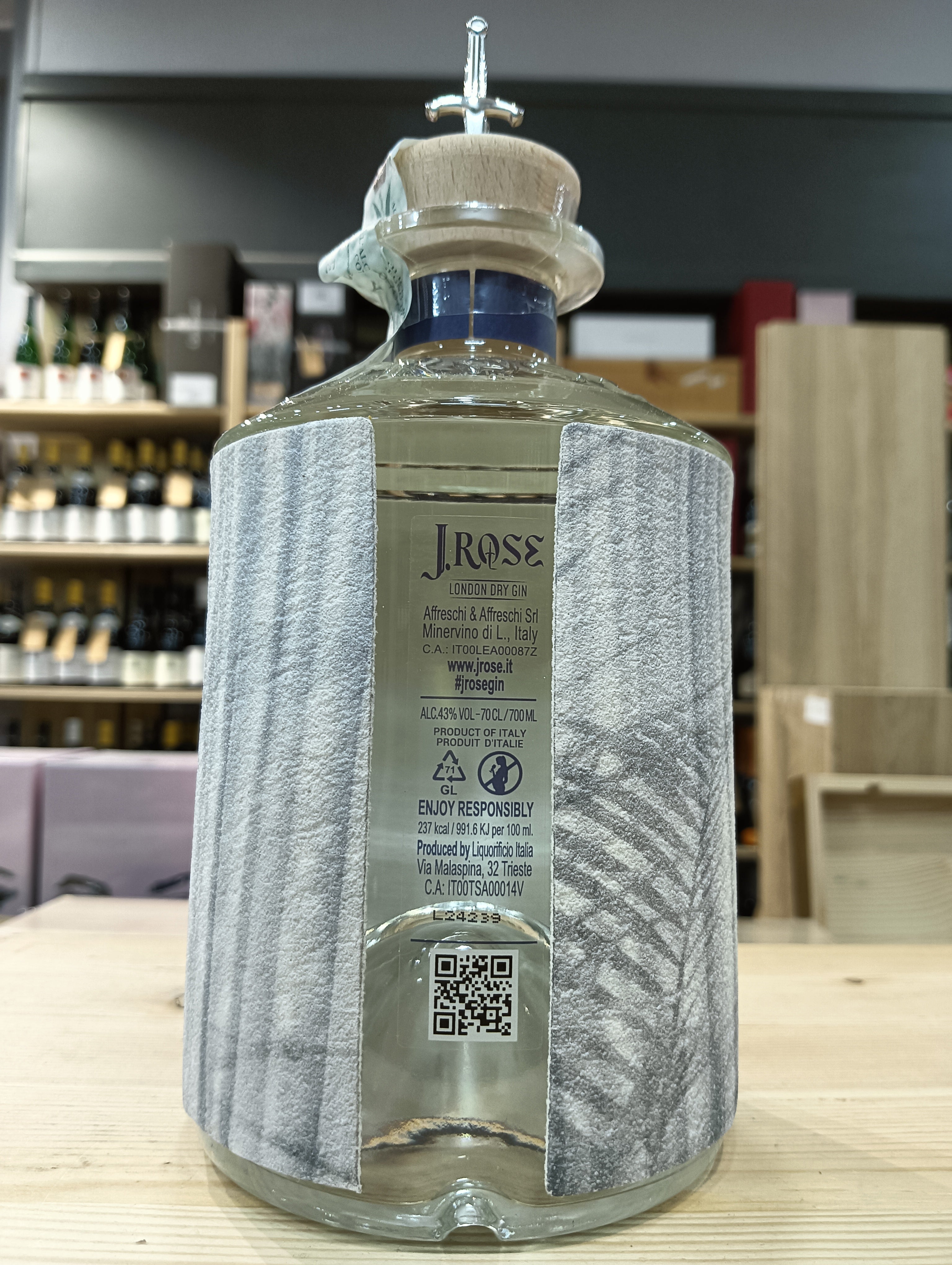 J.Rose London Dry Gin - JR06
