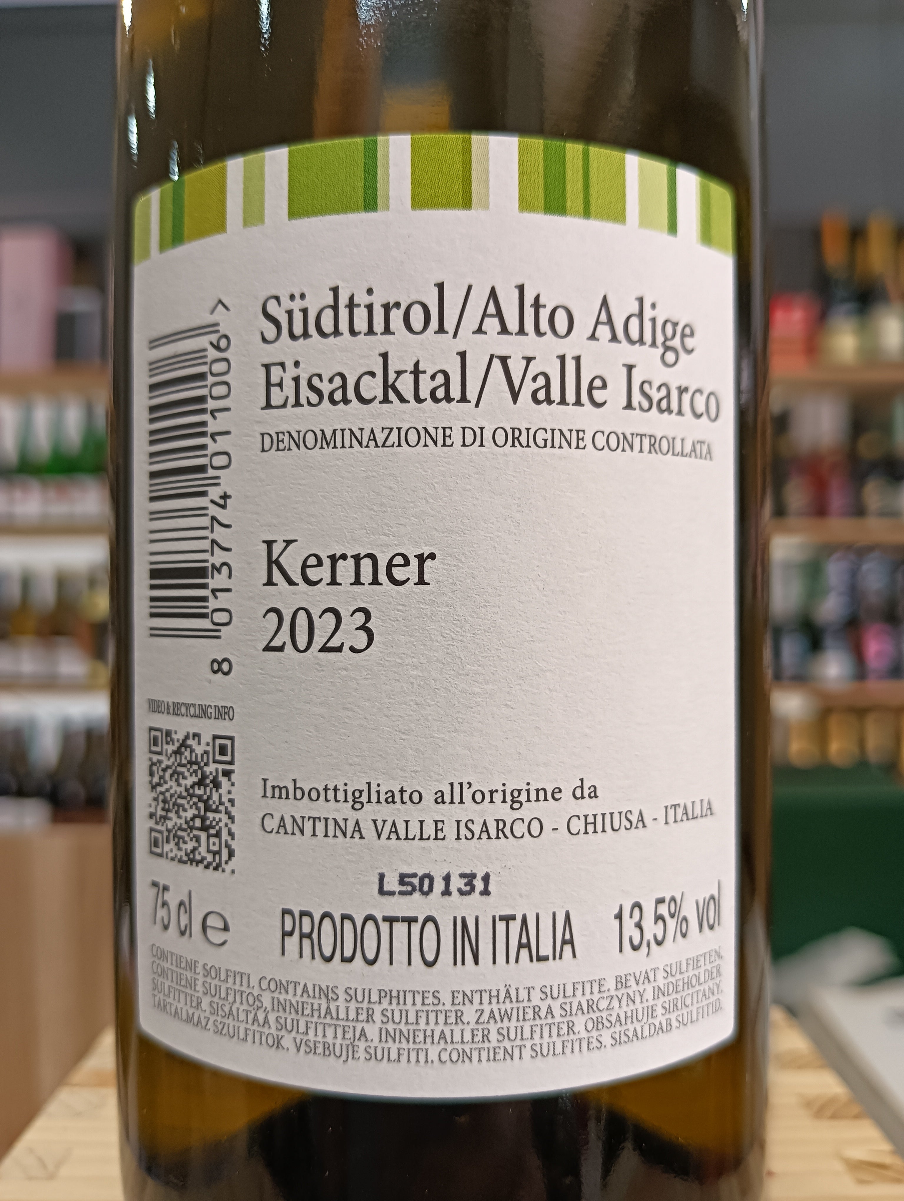 Kerner 2023 Alto Adige Valle Isarco DOC