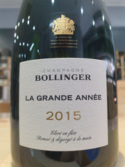 Champagne Bollinger La Grande Année 2015 (Confezione)