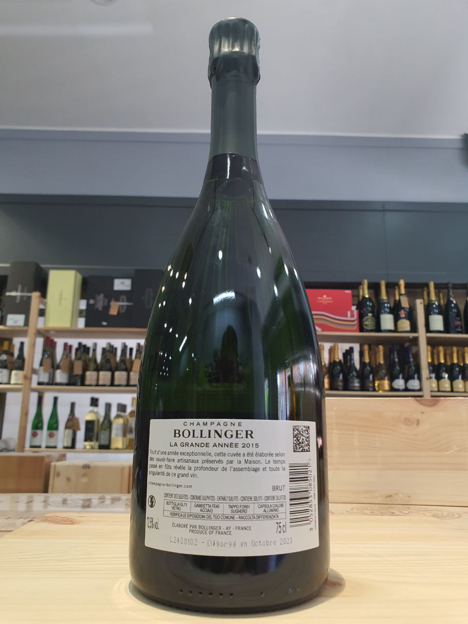 Champagne Bollinger La Grande Année 2015 (Confezione)