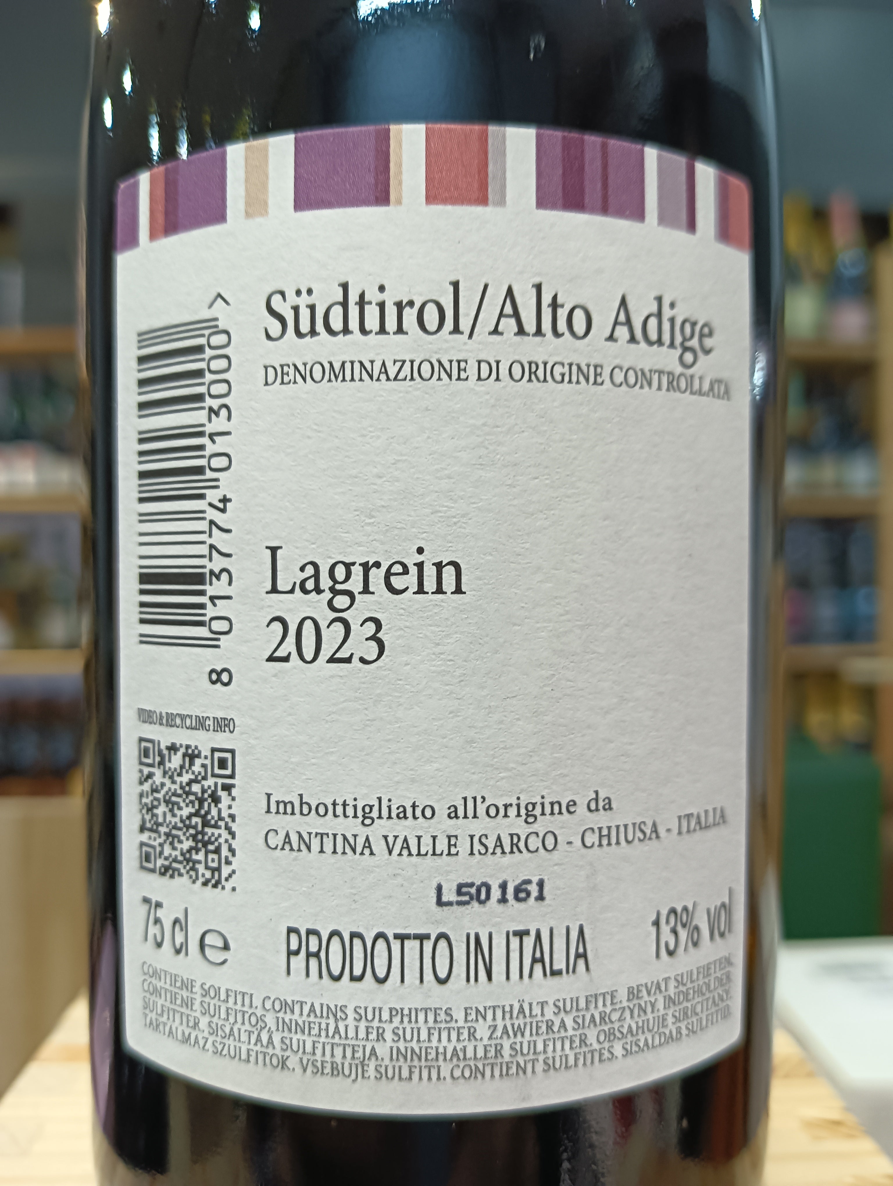 Lagrein Alto Adige DOC 2023 - Cantina Valle Isarco