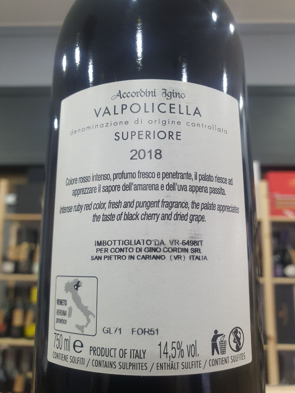 Le Bessole 2018 Valpolicella Superiore - Accordini Igino