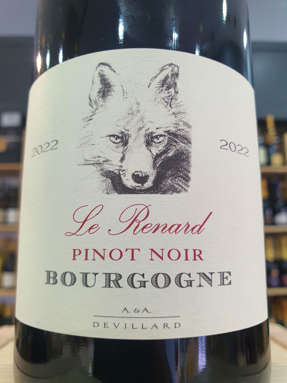 Le Renard Pinot Noir Bourgogne 2022 - Domaines Devillard