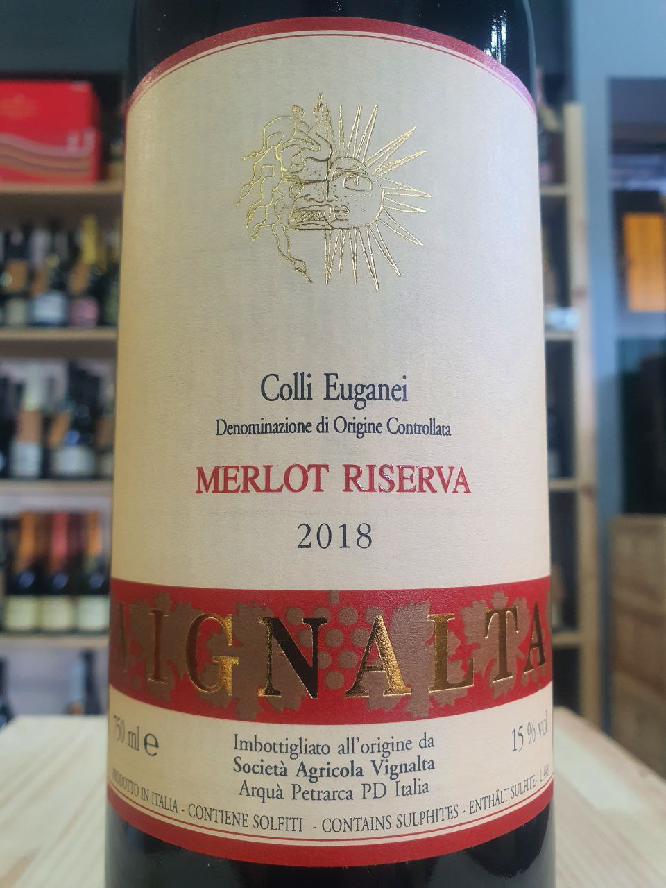 Merlot Riserva Vignalta 2018 - DOC Colli Euganei