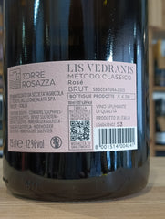 Metodo Classico Rosé Brut Lis Vedranis Torre Rosazza