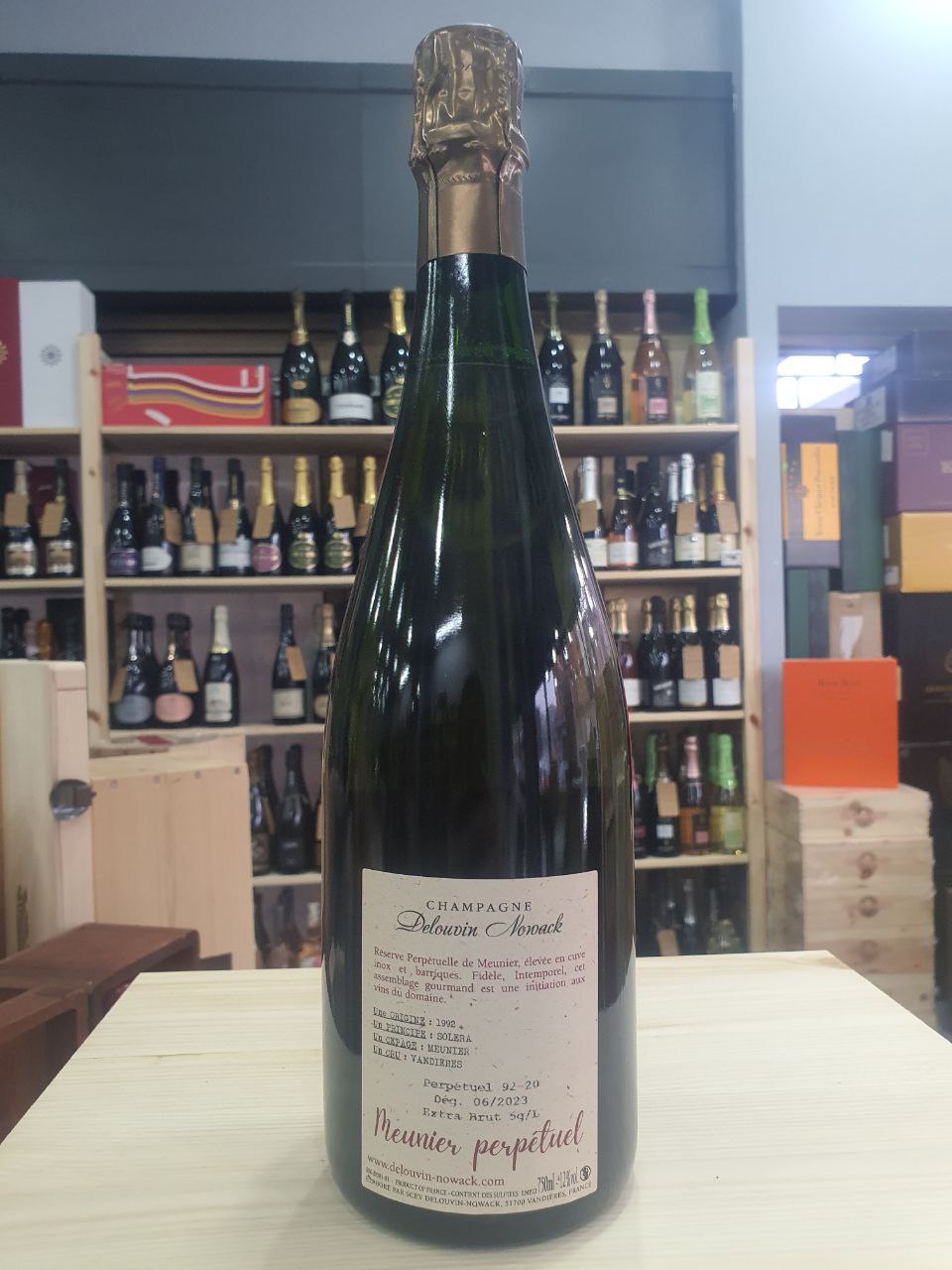 Champagne Extra Brut "Meunier Perpétuel" - Delouvin Nowack