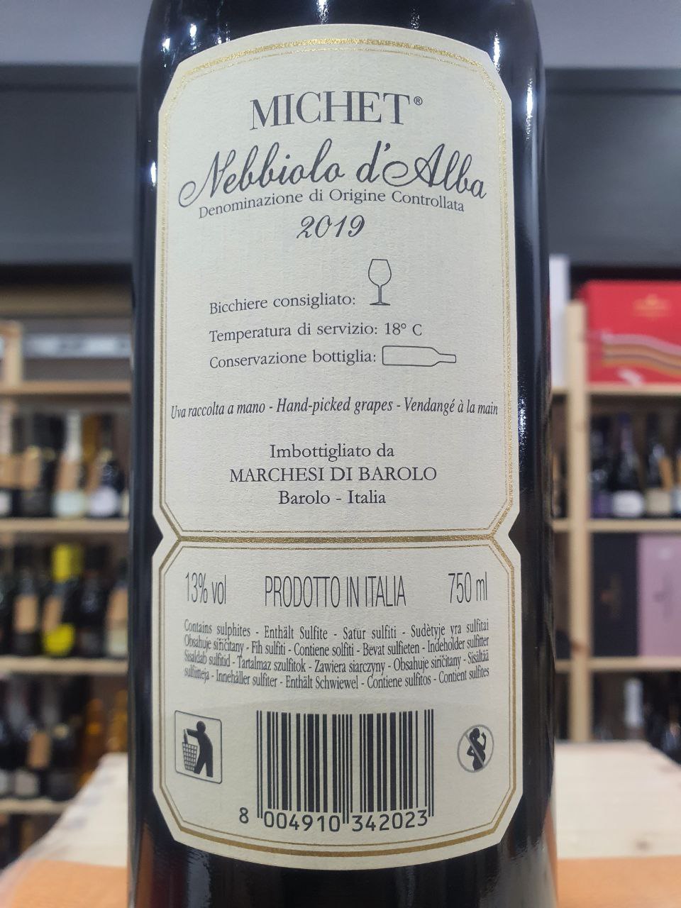 "Michet" Nebbiolo d'Alba DOC 2019 - Marchesi di Barolo
