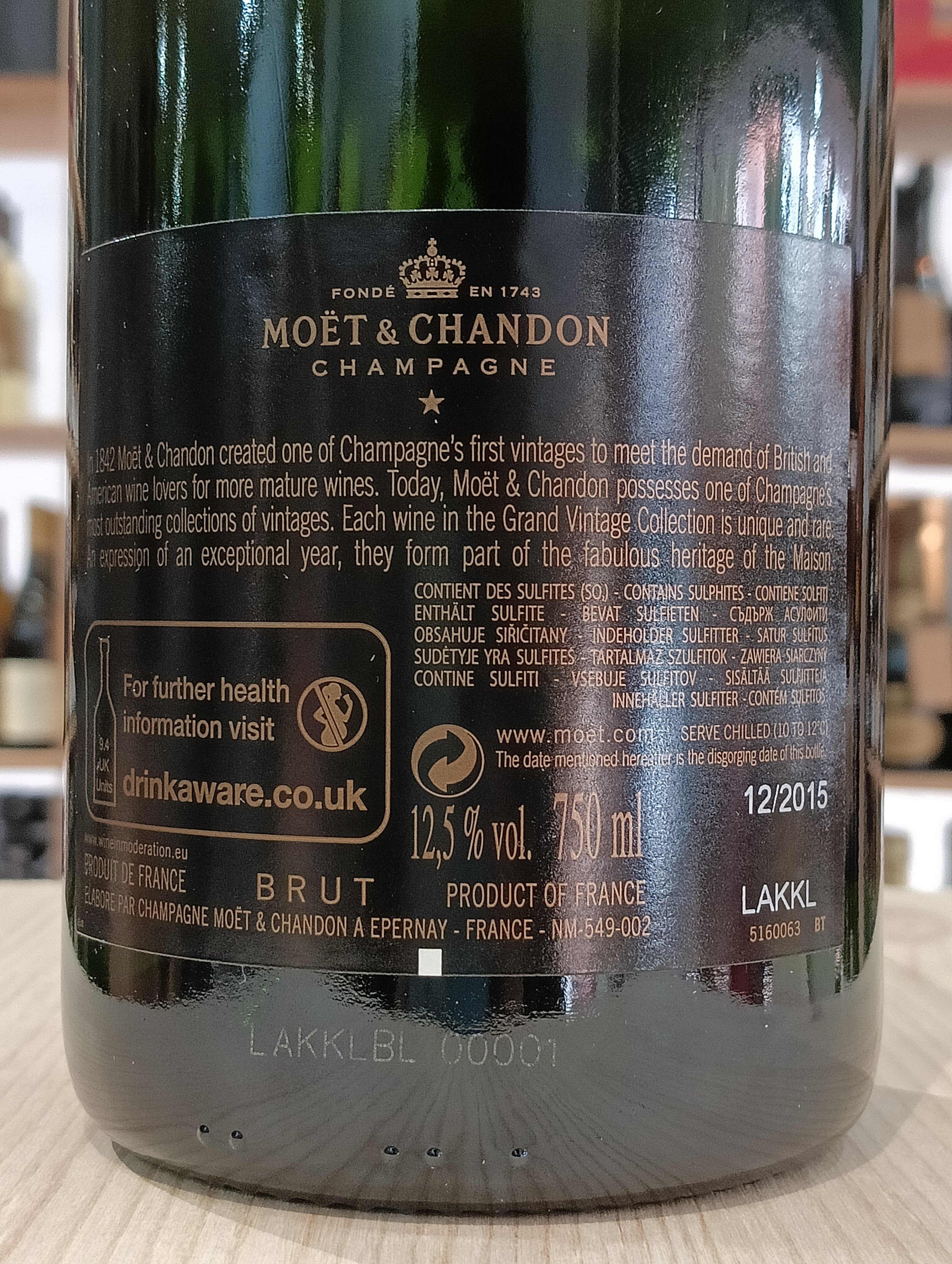 Moët & Chandon Grand Vintage Collection 2003 Brut (Confezione)