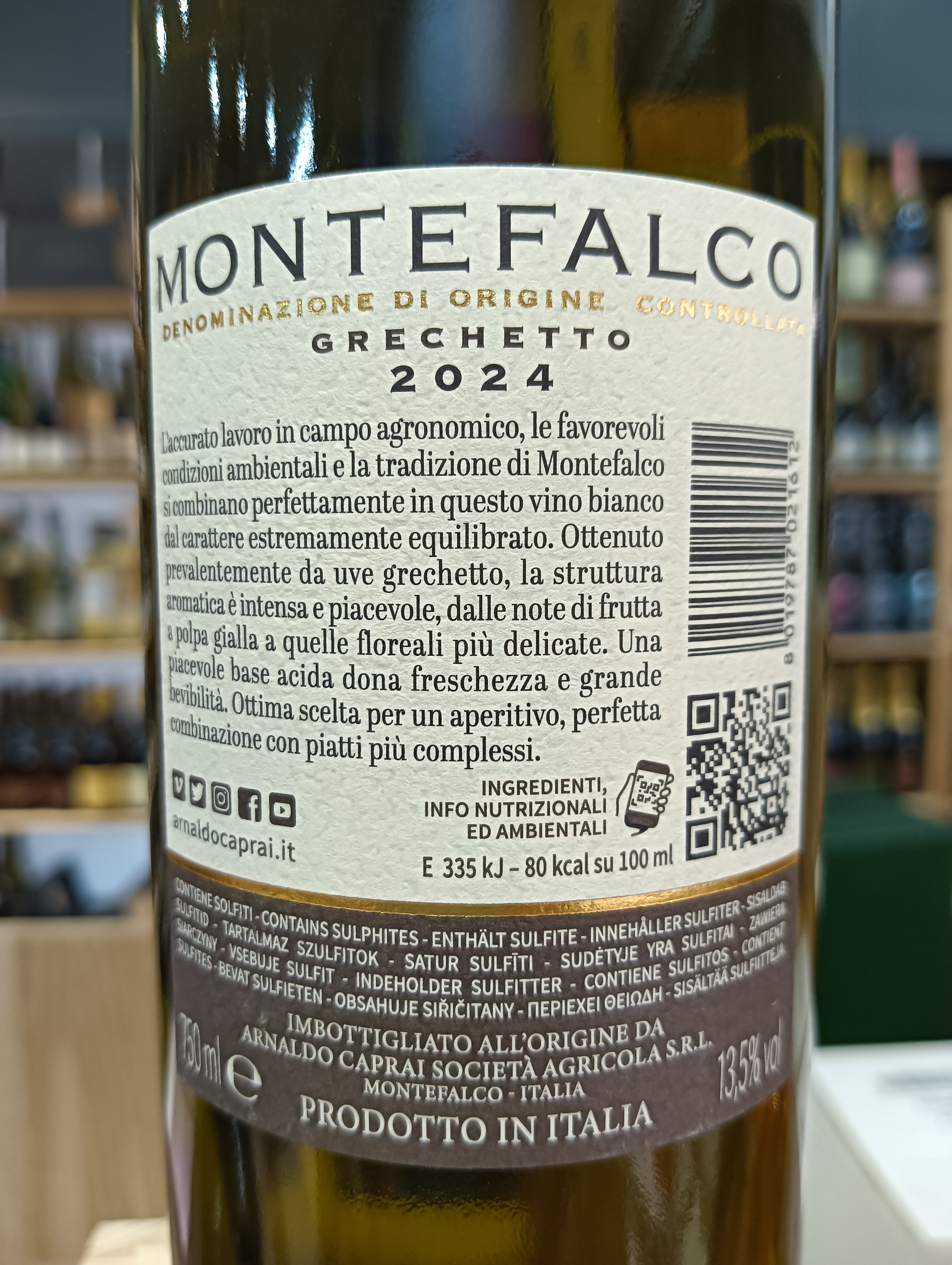 Montefalco Bianco DOC Grechetto 2024 - Arnaldo Caprai