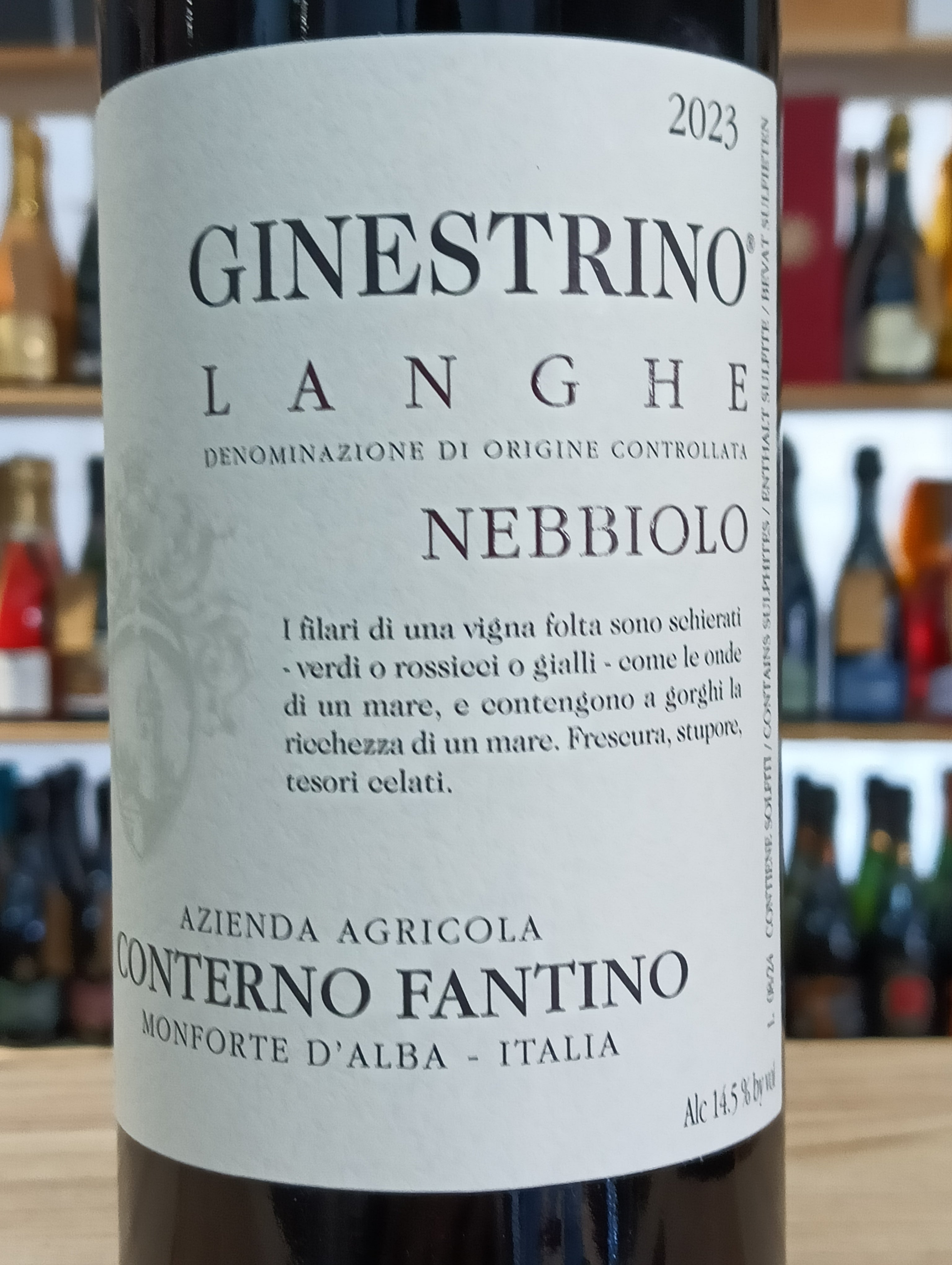 Nebbiolo Ginestrino Langhe DOC 2023 - Conterno Fantino