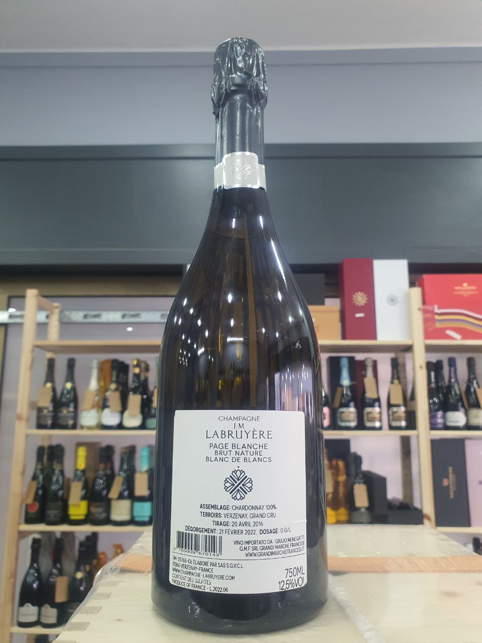 Champagne Grand Cru "Page Blanche" J.M. Labruyère