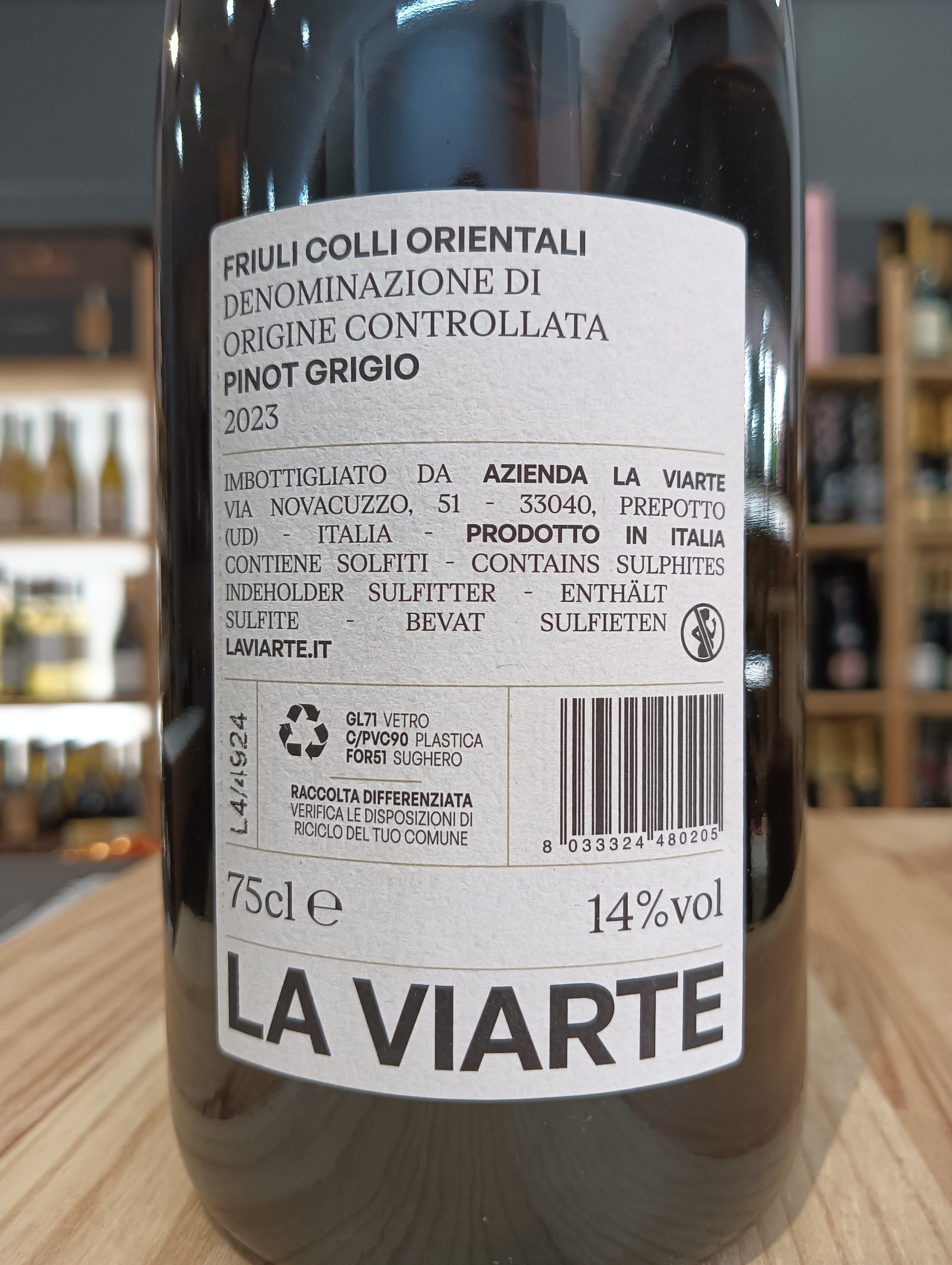 Pinot Grigio 2023 La Viarte - Friuli Colli Orientali DOC