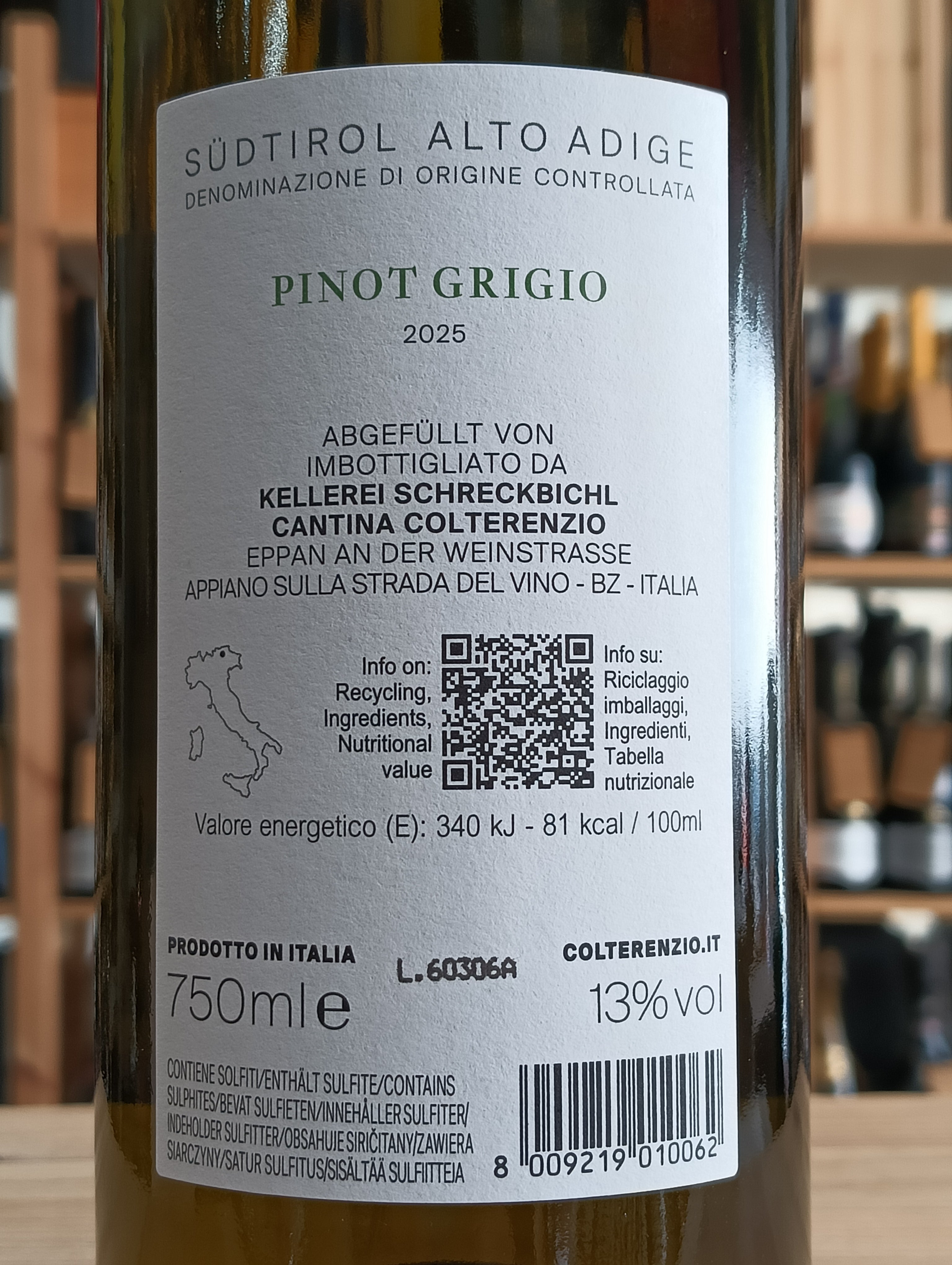 Pinot Grigio A. Adige DOC 2025 Cantina Colterenzio