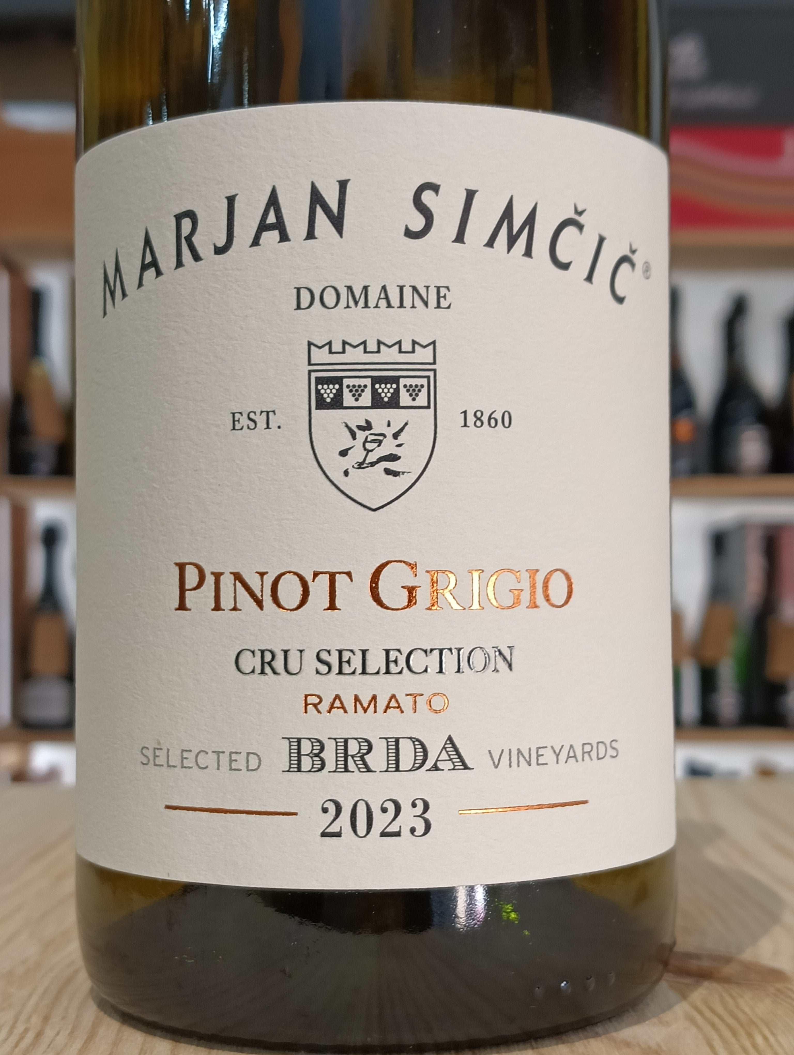 Pinot Grigio Ramato Cru Selection Brda 2023 Marjan Simcic