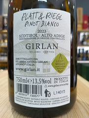 Pinot Bianco Platt & Riegl 2023 - Girlan