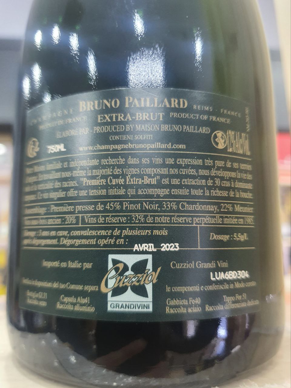 Bruno Paillard Champagne Première Cuvée Extra-Brut