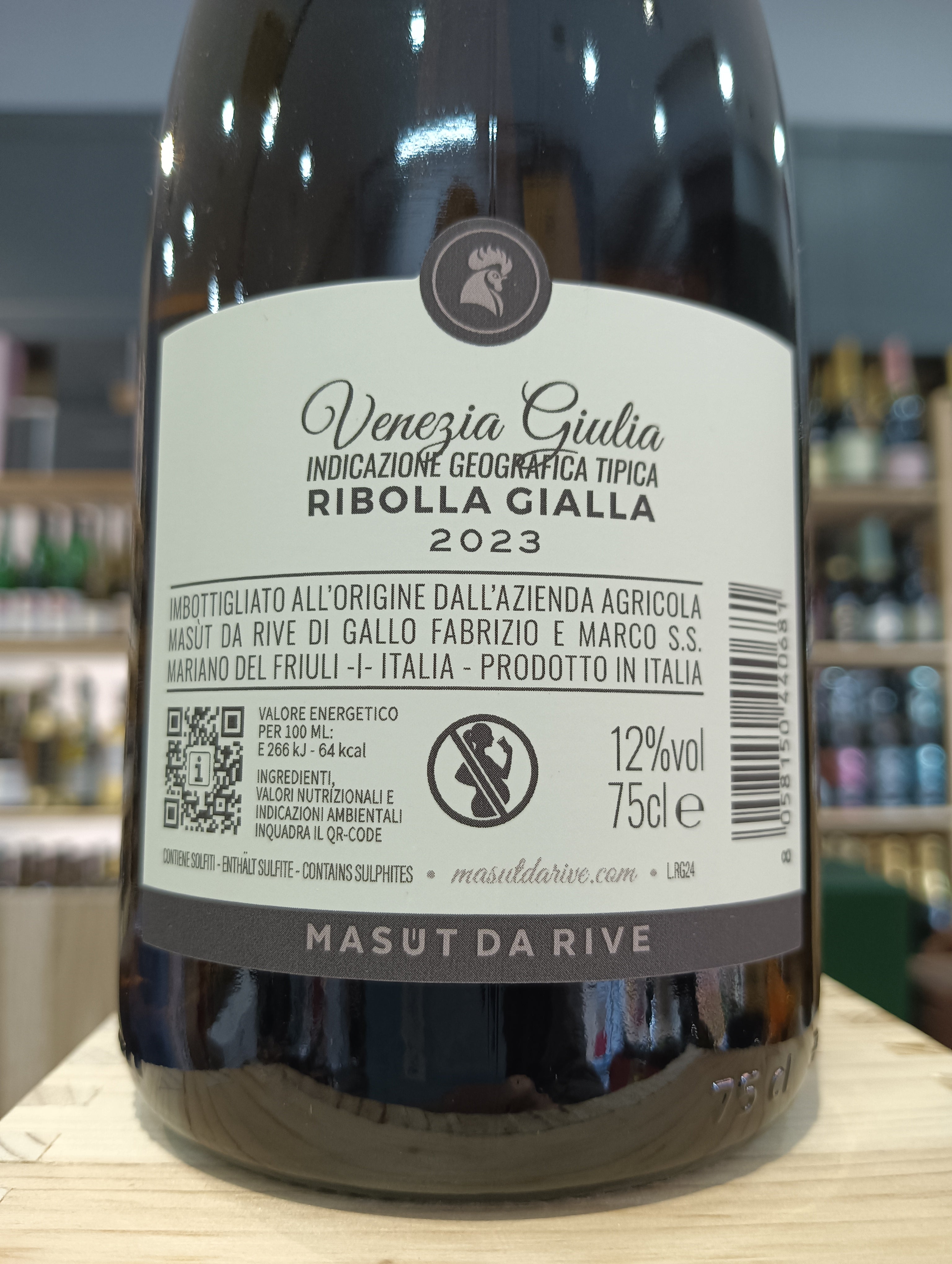 Ribolla Gialla Masut Da Rive 2023