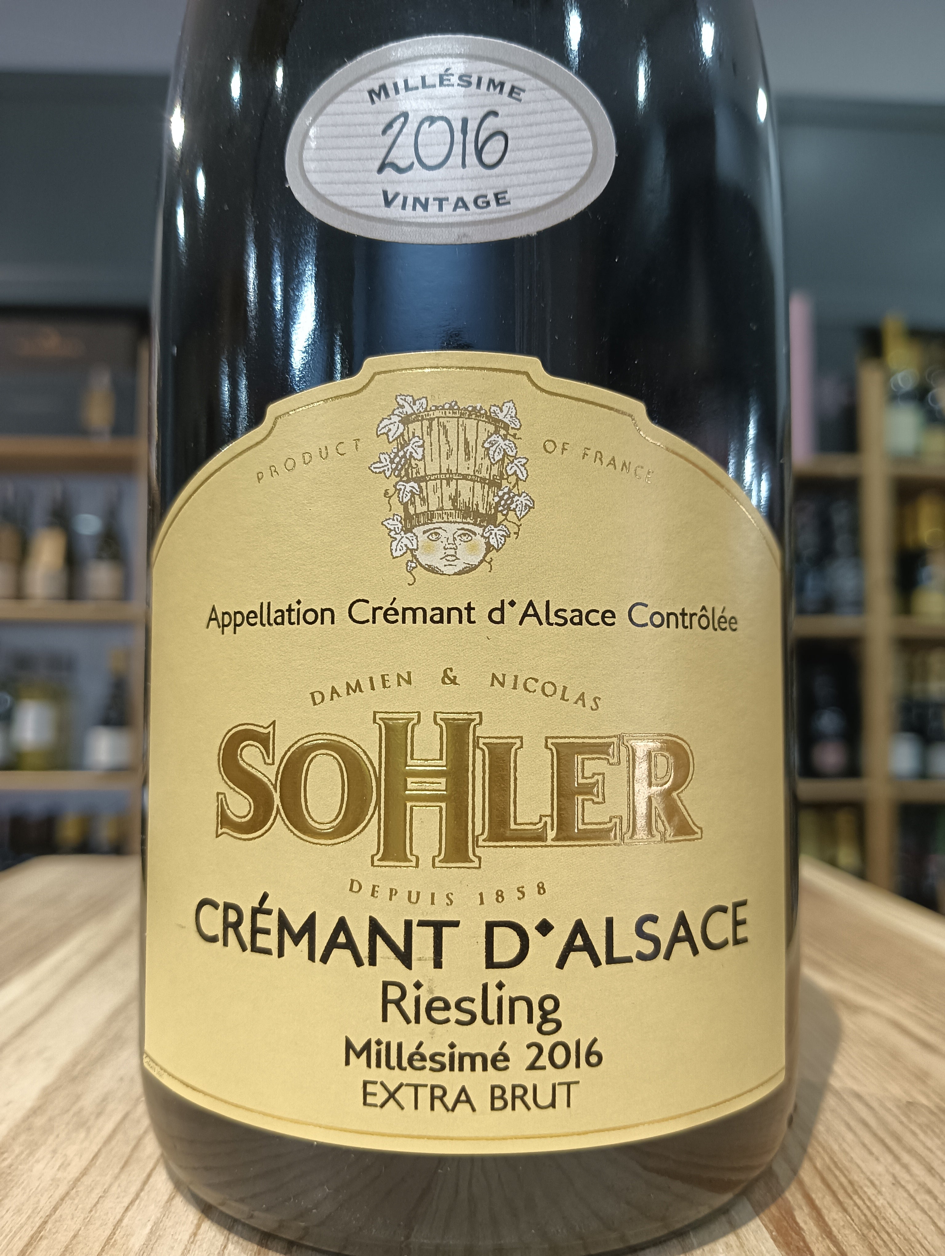 Riesling Crémant d'Alsace Millesimé 2016 Sohler