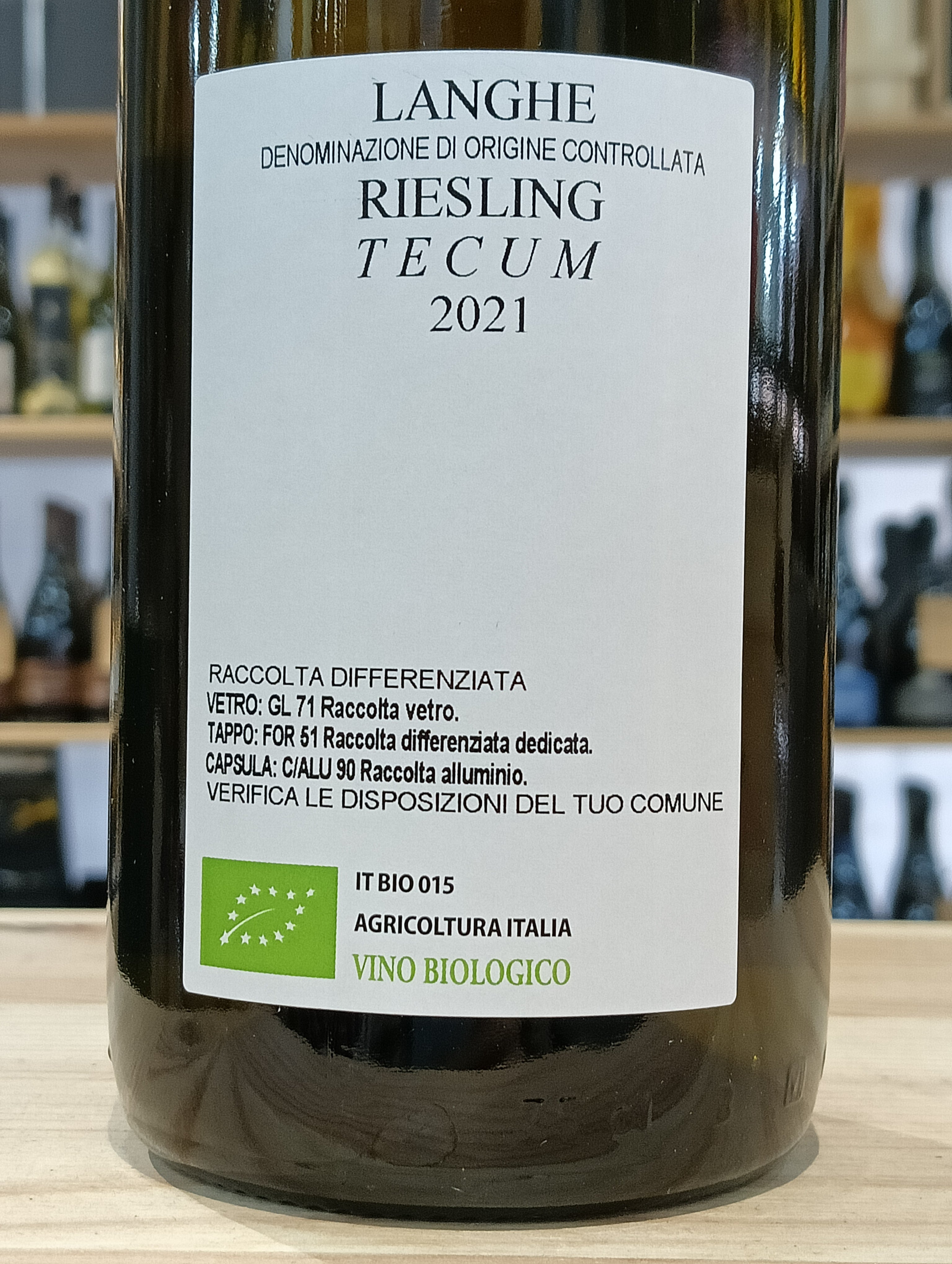 Tecum Riesling Langhe 2021 - Nada Giuseppe