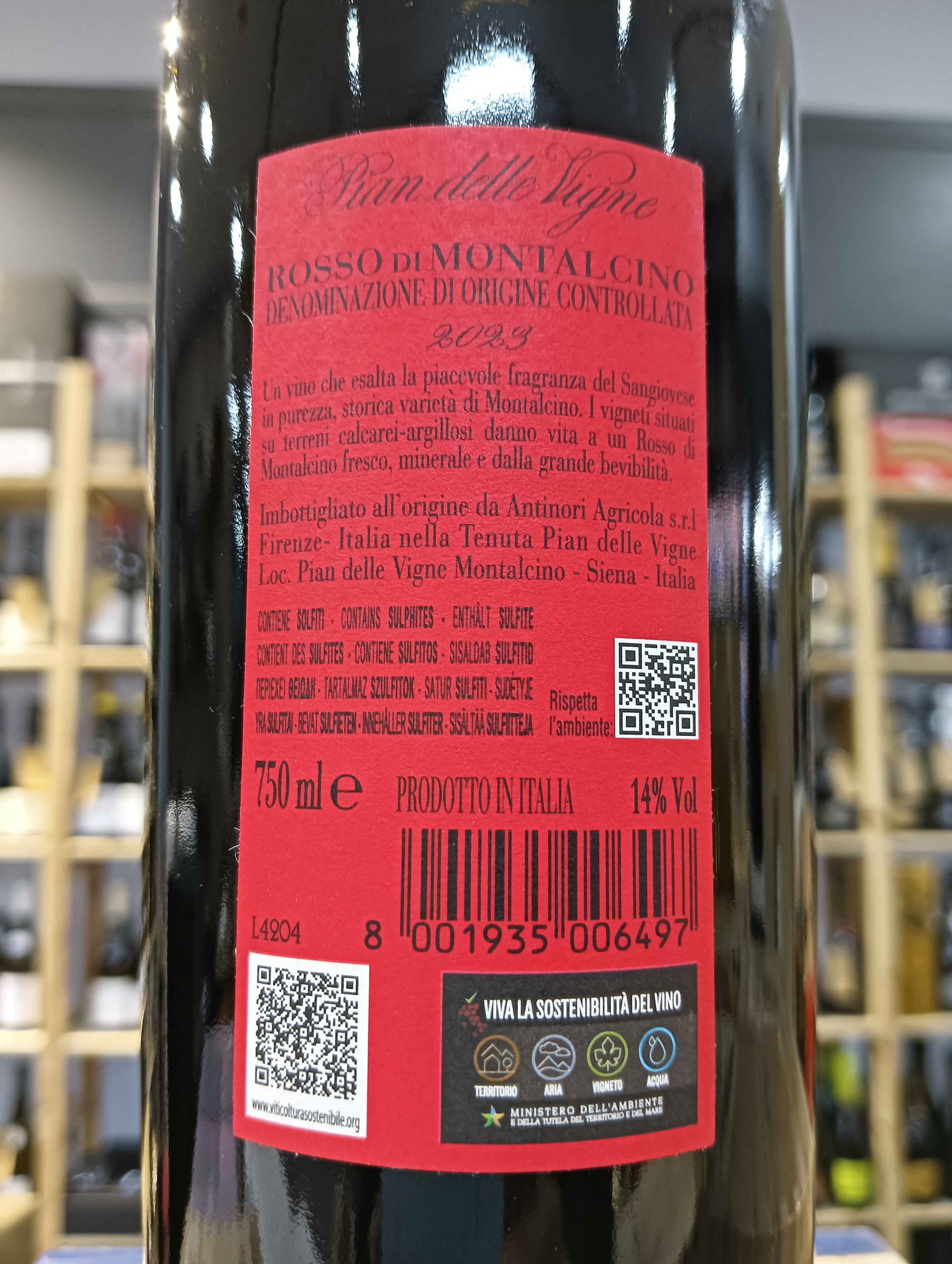 Rosso di Montalcino Pian delle Vigne 2023 - Antinori