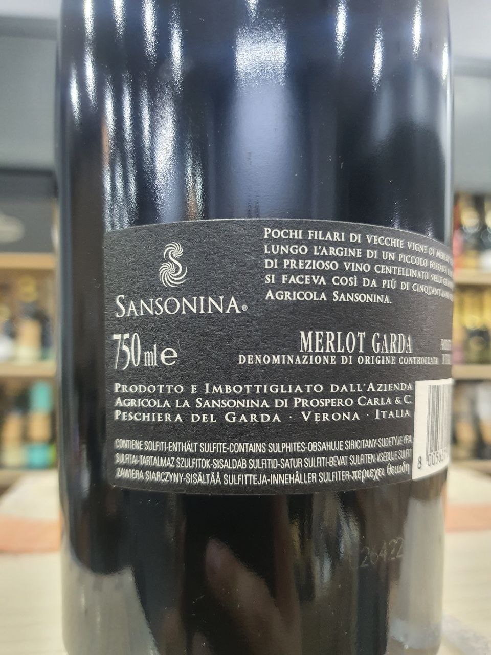 Merlot Garda DOC 2019 - Sansonina