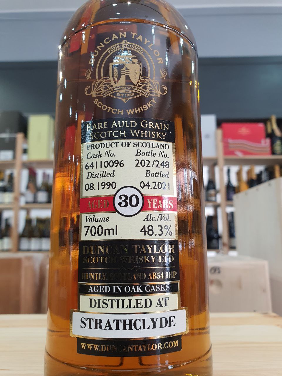 Rare Auld Grain Scotch Whisky "Strathclyde" 30 Years (Astucciato)