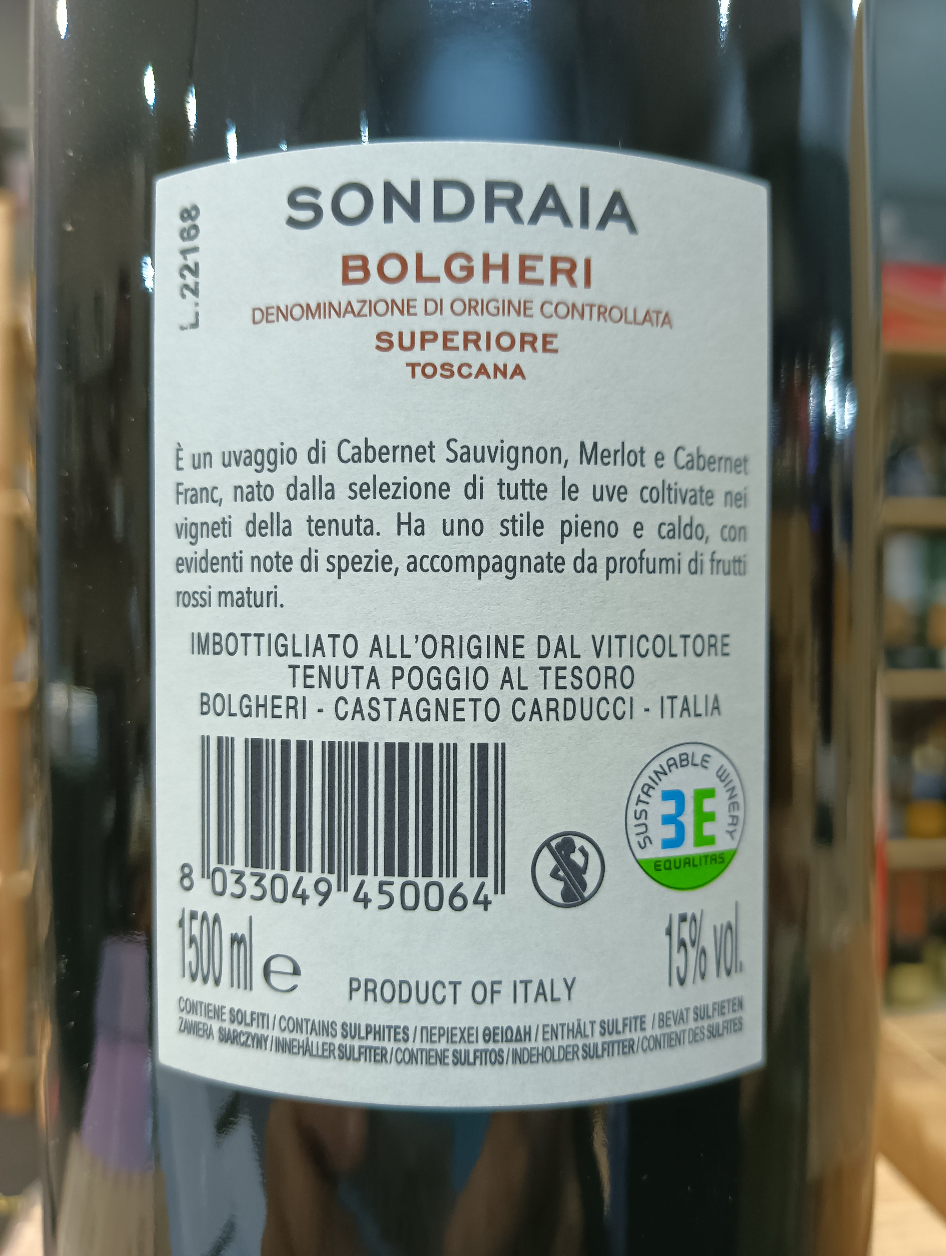 Sondraia 2019 Magnum - Poggio Al Tesoro (Cassa legno)