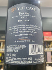 Malbec 2020 "Vie Cave" Fattoria Aldobrandesca