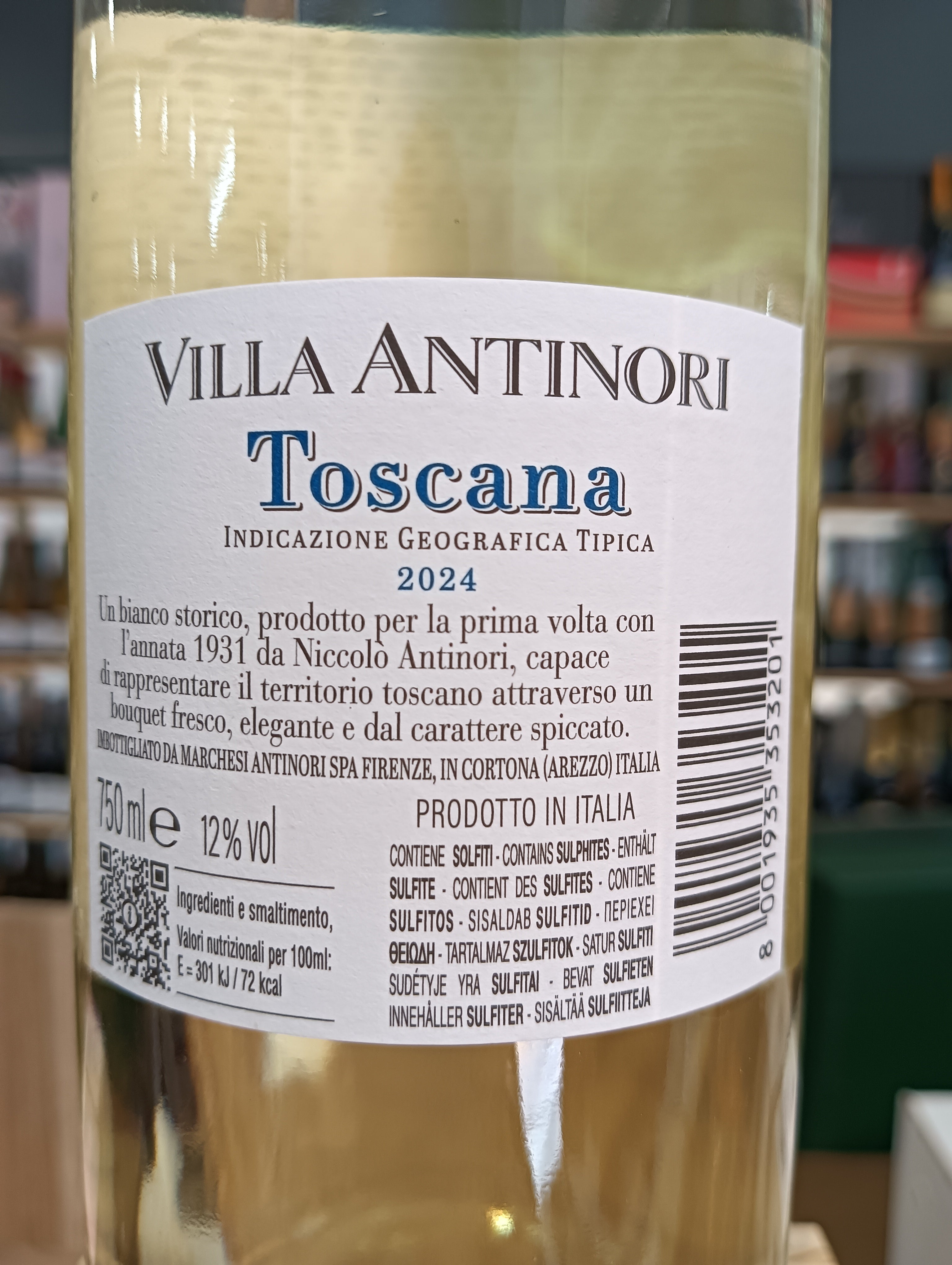 Villa Antinori Bianco Toscana IGT 2024 - Antinori