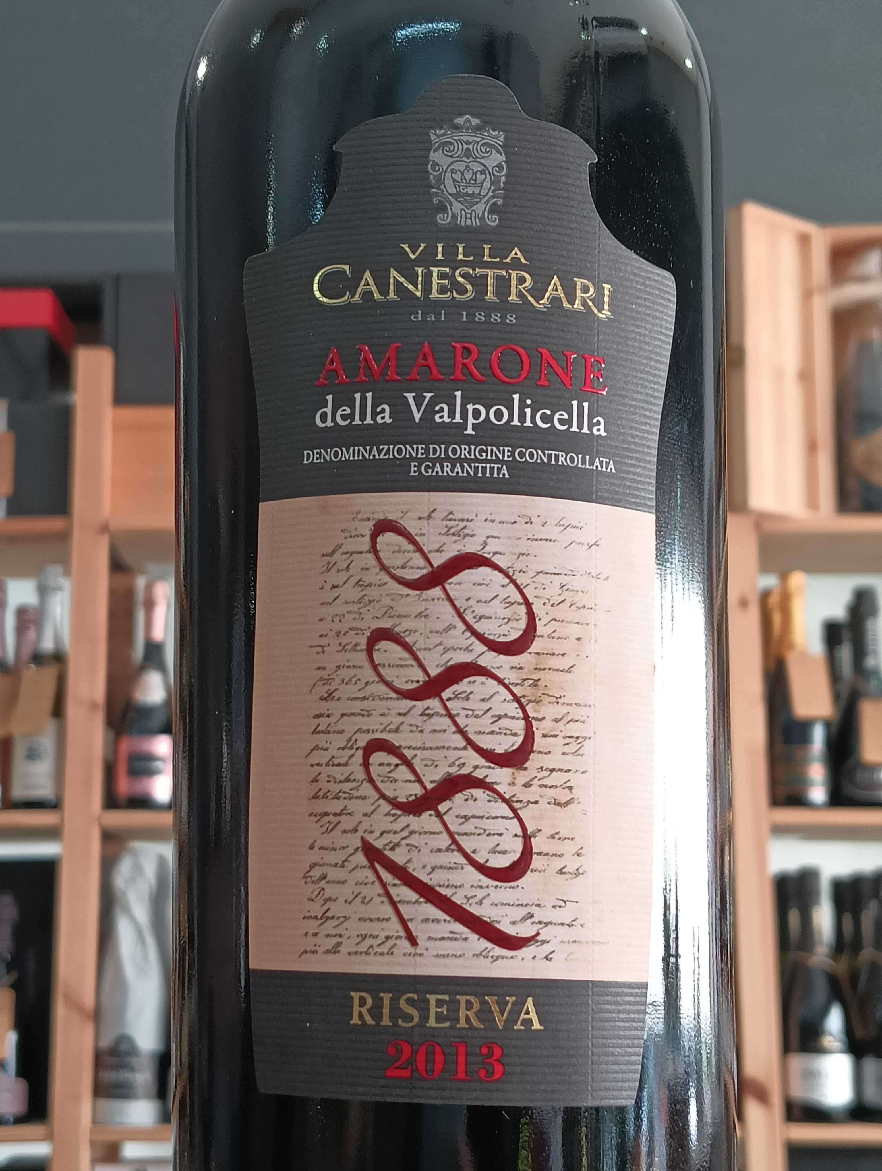 Villa Canestrari 1888 Amarone della Valpolicella Riserva 2013