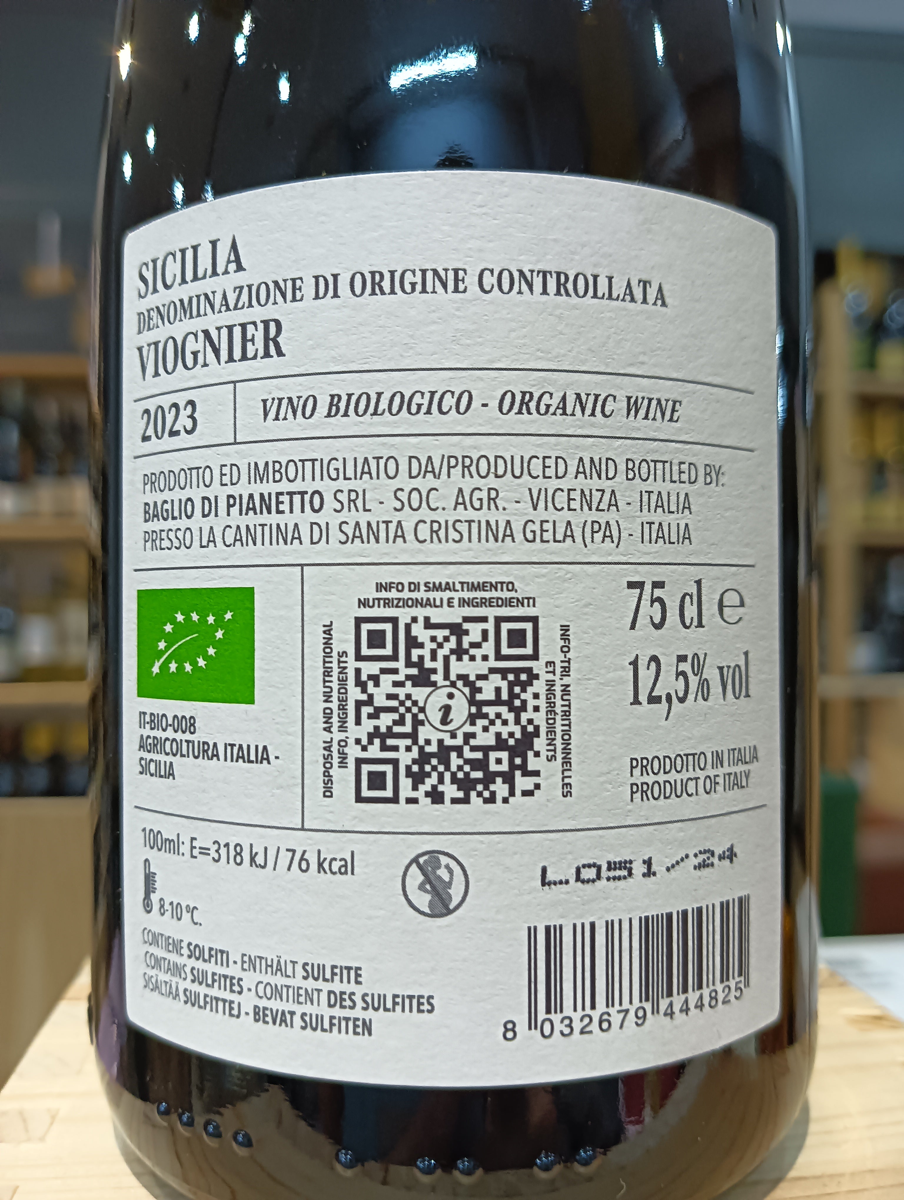 Viognier 2023 Sicilia DOC - Baglio di Pianetto