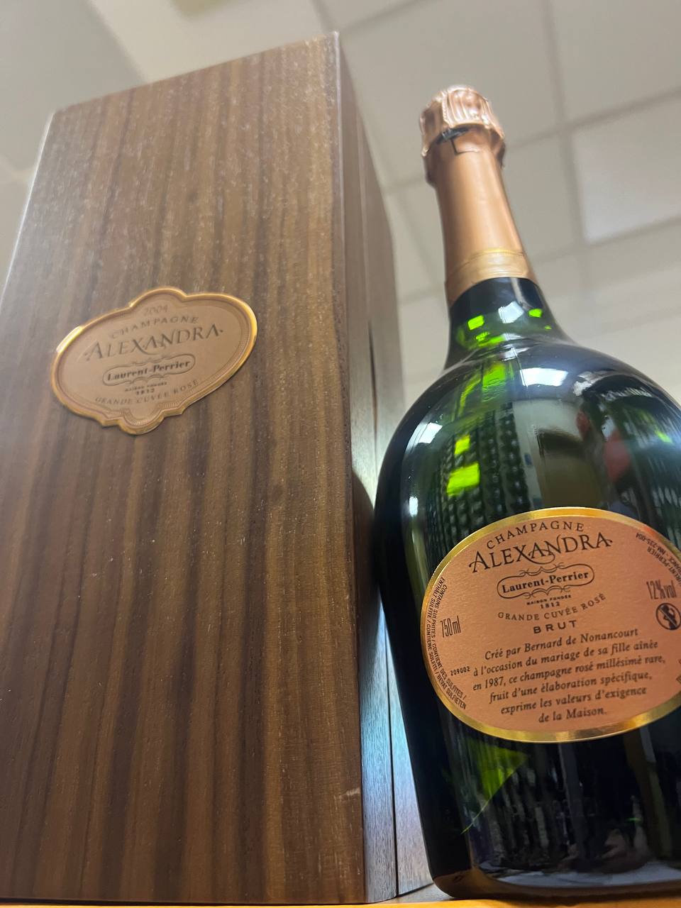 Champagne Alexandra Rosé 2004 Laurent-Perrier (Caisse Bois)