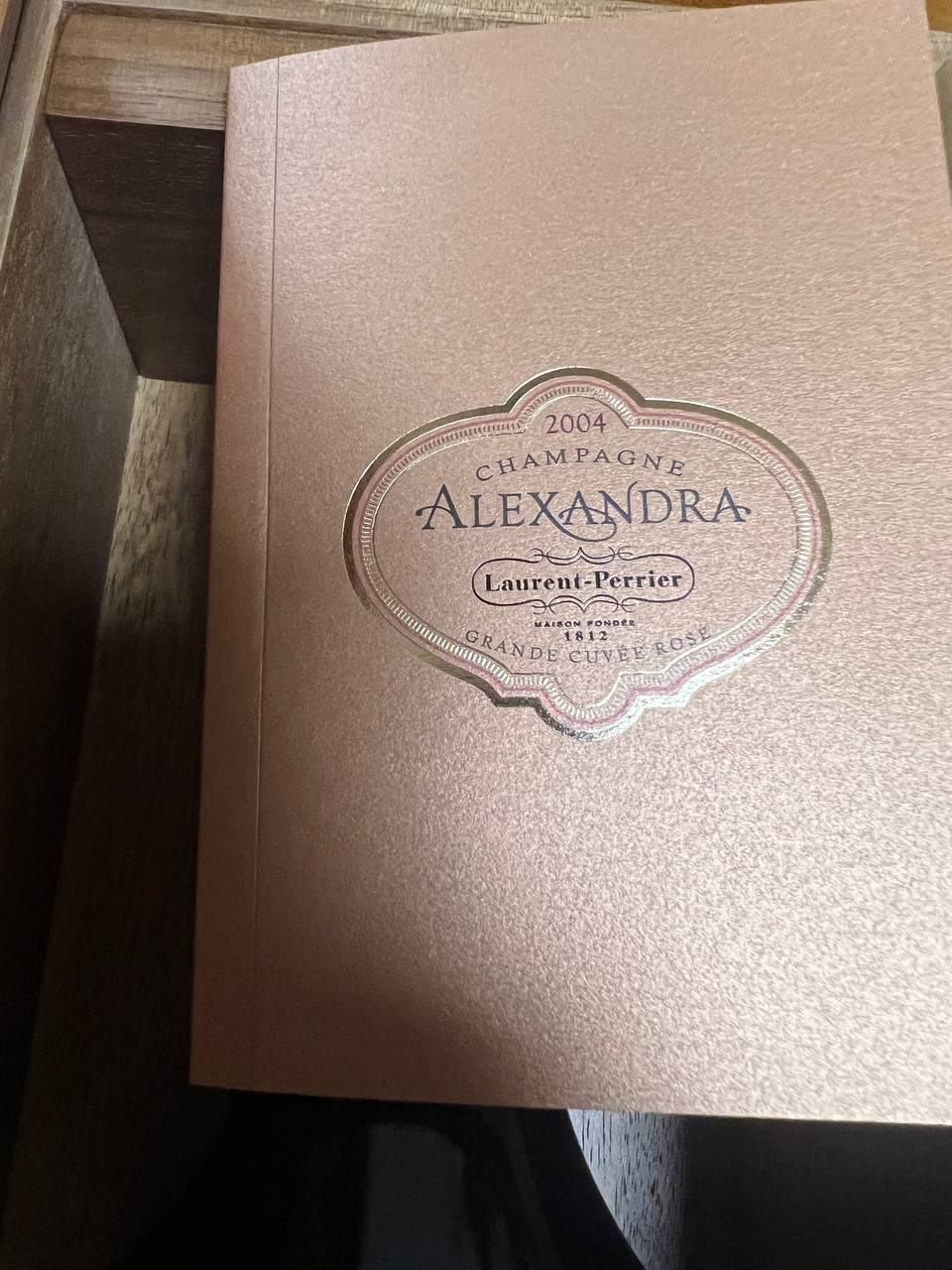 Champagne Alexandra Rosé 2004 Laurent-Perrier (Caisse Bois)