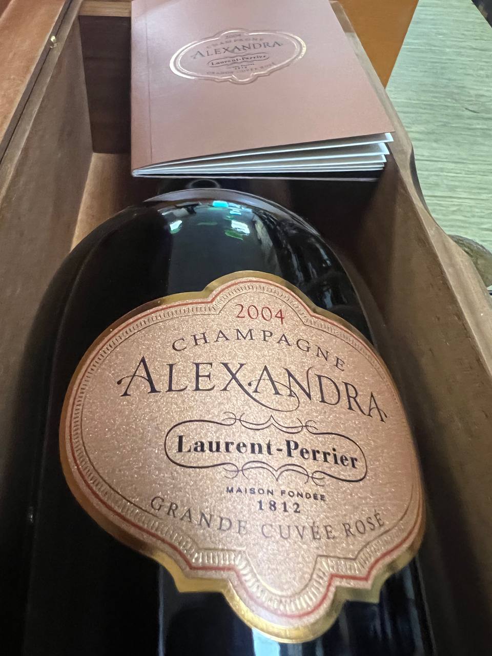 Champagne Alexandra Rosé 2004 Laurent-Perrier (Caisse Bois)