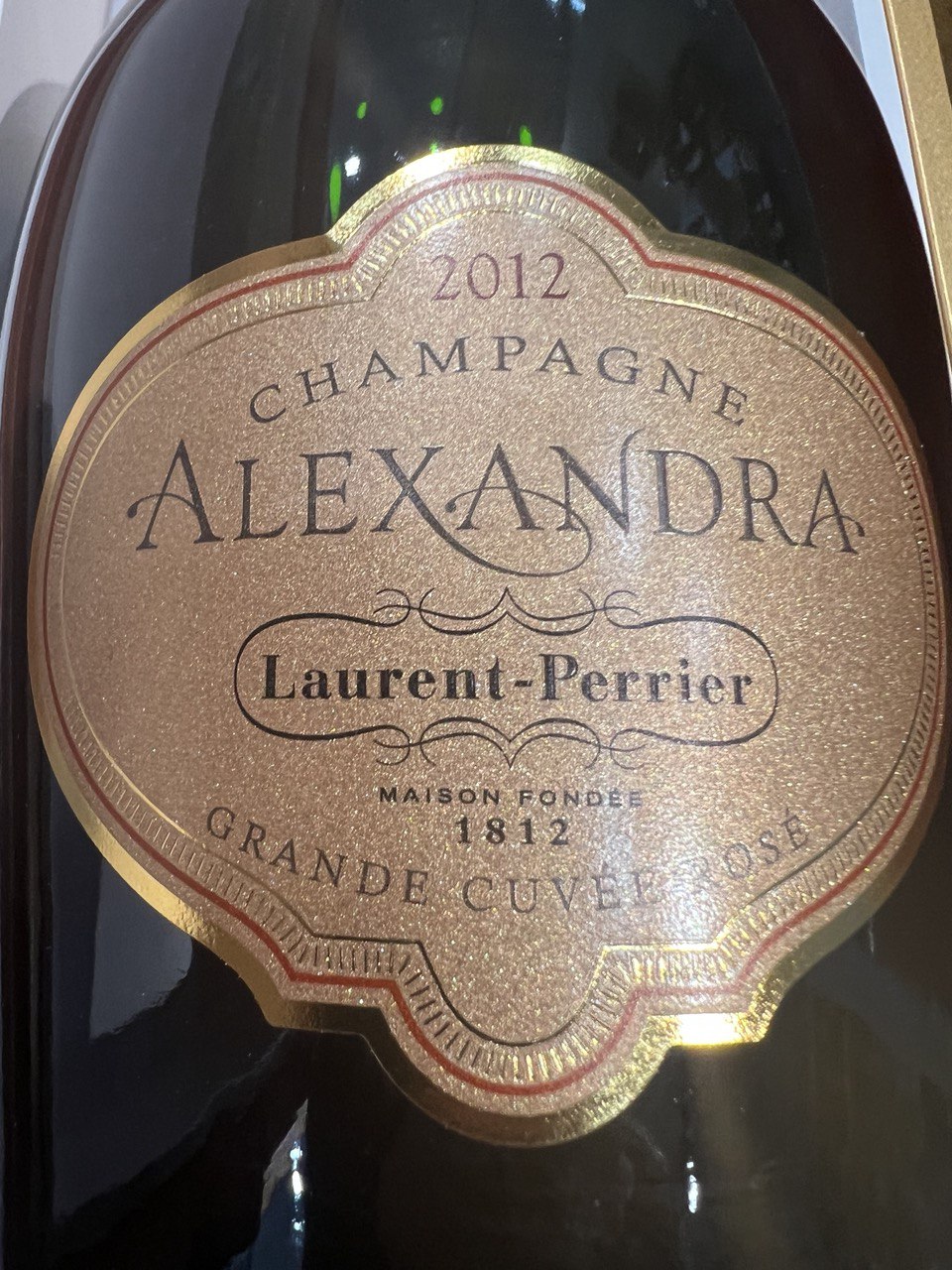 Champagne Alexandra Rosé 2012 Laurent-Perrier Astucciata