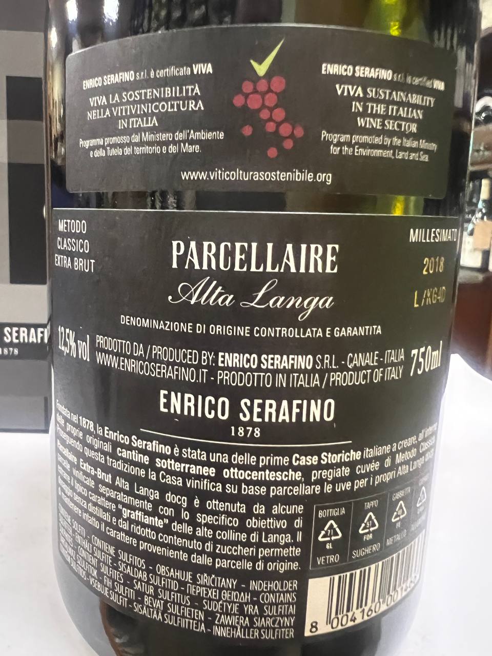 Alta Langa Parcellaire 2018 Enrico Serafino (Con Astuccio)