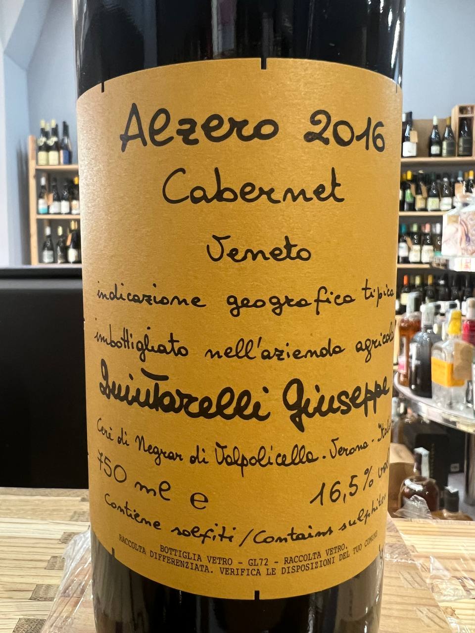 Alzero 2016 Cabernet Quintarelli IGT Veneto
