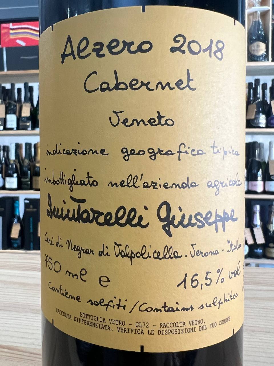 Alzero 2018  Giuseppe Quintarelli