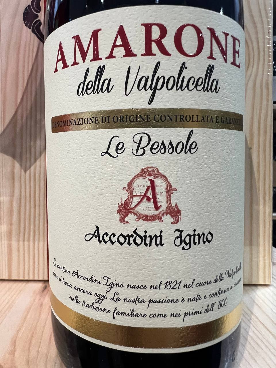 Le Bessole 2020 Amarone Della Valpolicella Classico