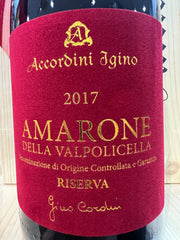 Amarone Della Valpolicella Riserva 2017 - Gino Accordini