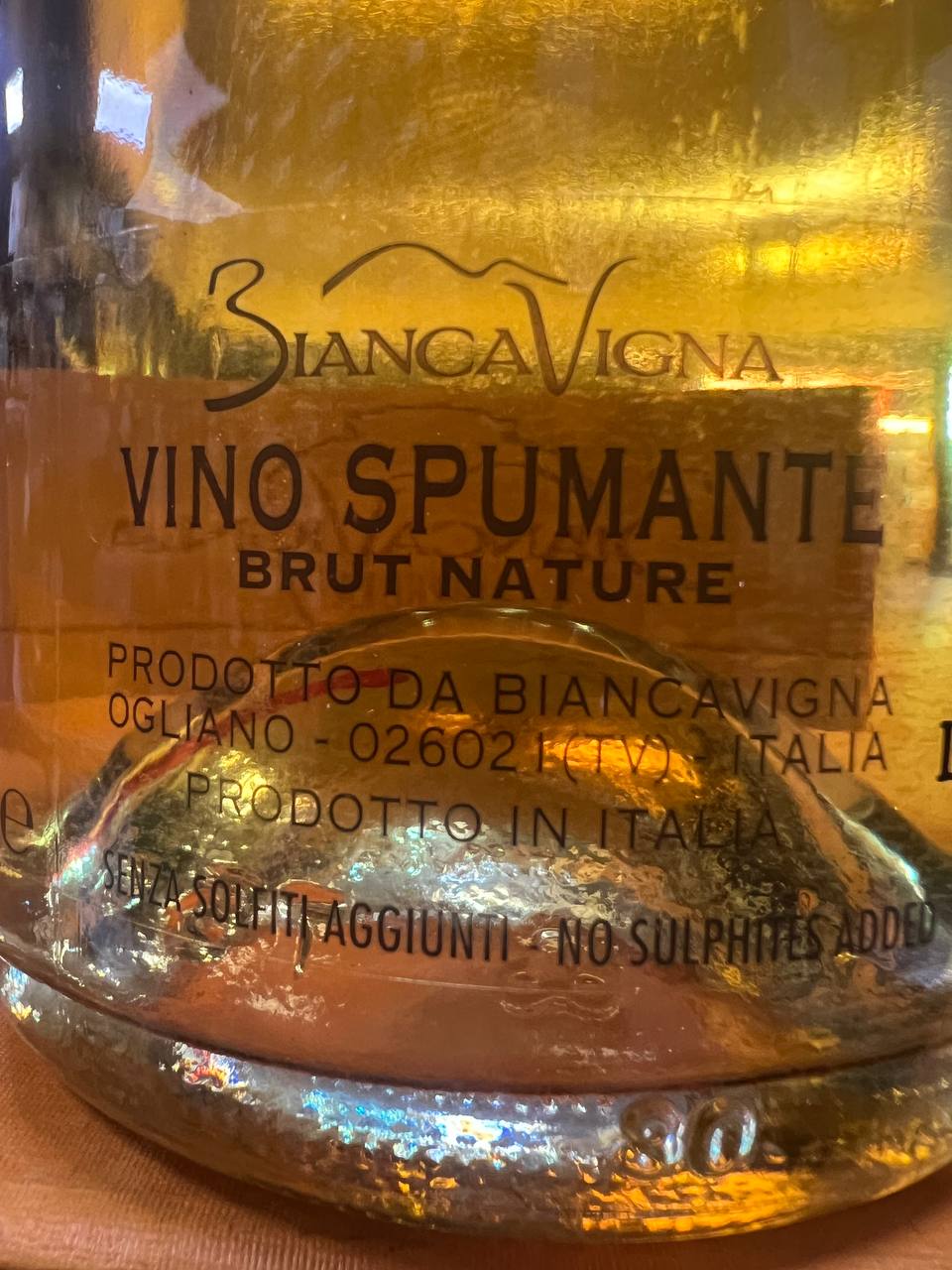 Amphora 2019 Metodo Classico Brut Nature Biancavigna
