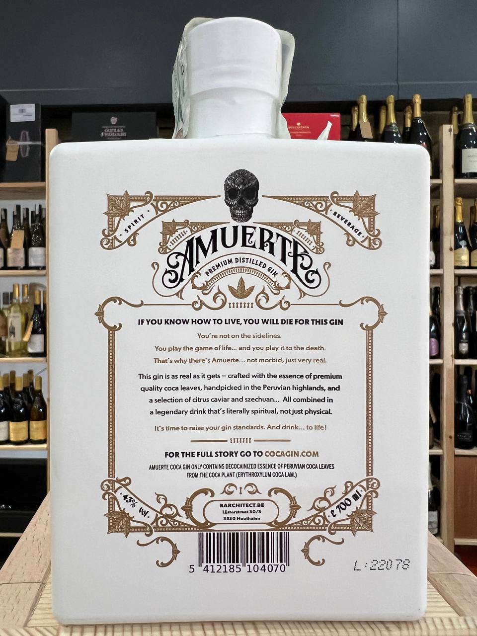 Amuerte Gin Coca Leaf White