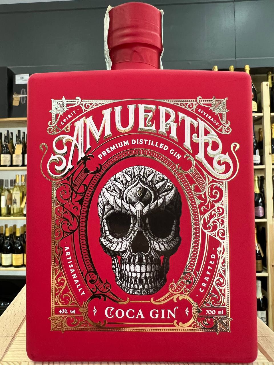 Amuerte Gin Coca Leaf Red