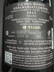 Annamaria Clementi Rosé 2015 Extra-Brut- Riserva  Ca’ Del Bosco