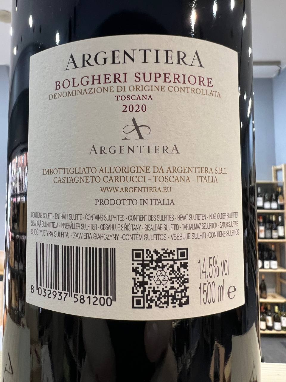 Argentiera Magnum 2020 Bolgheri Superiore